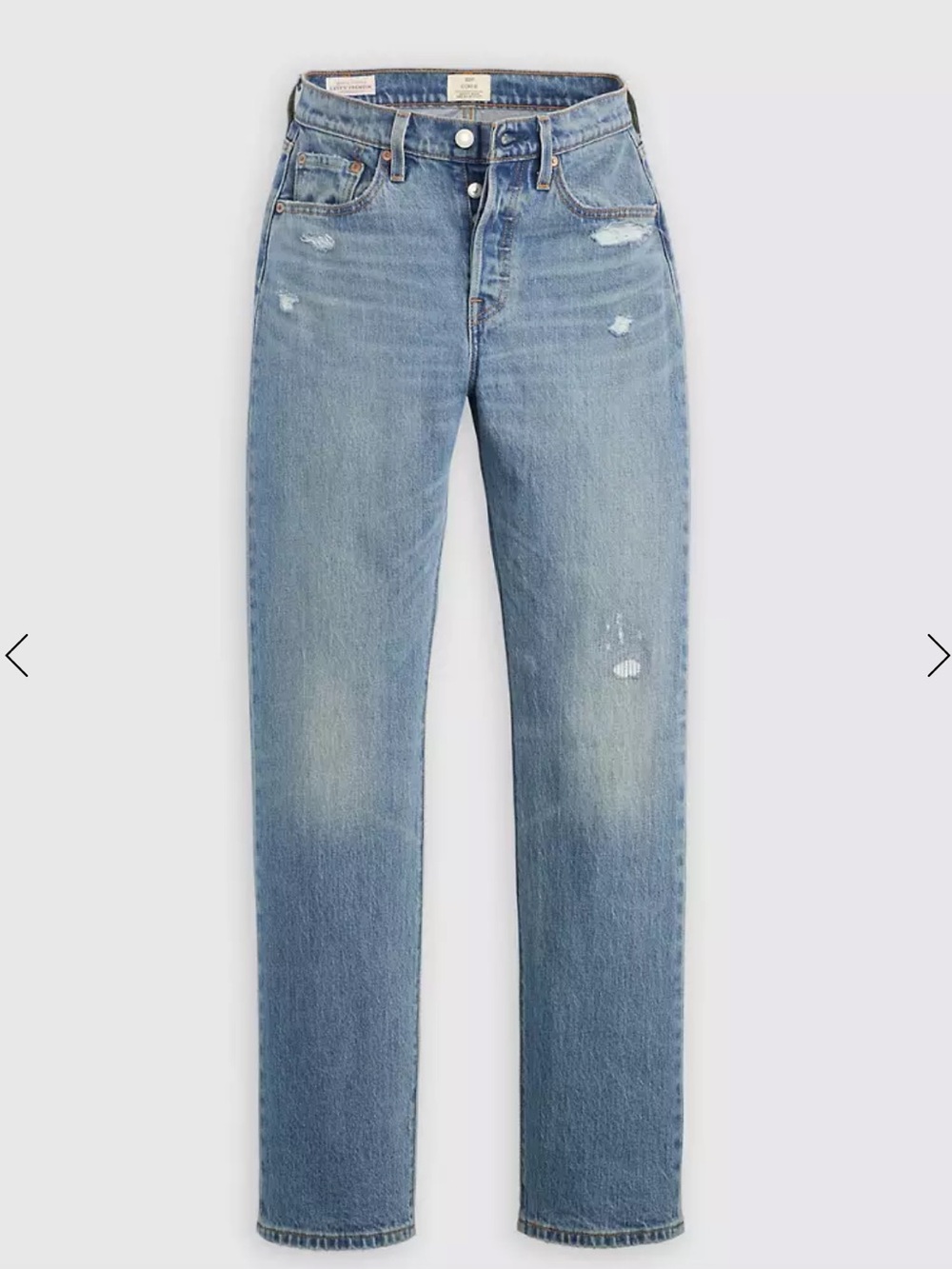 Levi’s 501 Curve High-Rise Straight Leg Jeans